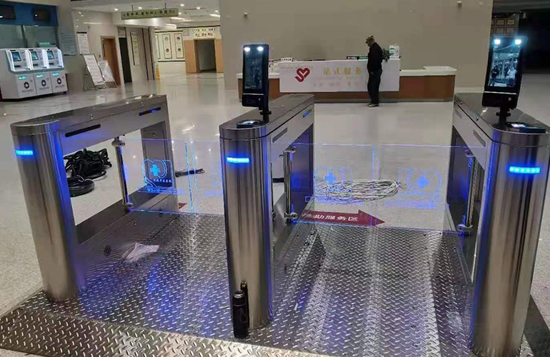 Changzhou Wujin Hospital of Traditional Chinese Medicine double channel face recognition high-grade swing gate